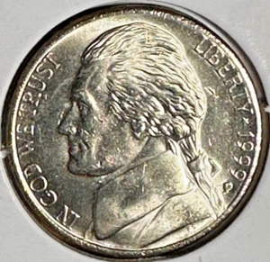 P Jefferson Nickel 1999 - sin circular - Imagen 1 de 4