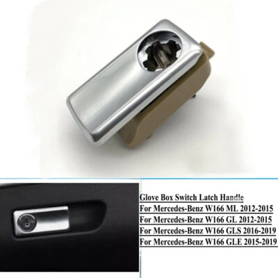 Para Mercedes-Benz ML GL GLE Clase W166 Guantera Almacenamiento Manija Borde Amarillo Oscuro Foto 1 de 4