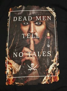 Disney Port & Company Ring Spun T-Shirt 3XL schwarz Dead Men Tell No Tales priate - Bild 1 von 8