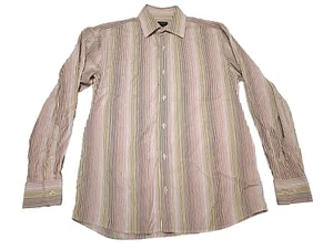 Camicia formale JAEGER uomo slim fit 15,5" righe luminose L/S - Foto 1 di 14