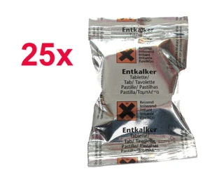 25 pastillas descalcificadoras descalcificador pass. para todos Siemens EQ3 EQ5 EQ6 EQ7 EQ8 EQ9 - Imagen 1 de 3