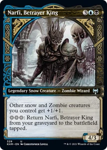 Narfi, Betrayer King (Showcase) FOIL Kaldheim NM Uncommon Showcase CARD ABUGames - Picture 1 of 1