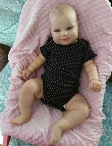 20" Realistic Reborn Baby Dolls Vinyl Silicone Smiling Newborn Girl Doll Gift - Picture 1 of 7