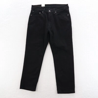 Jeans Levi's para Hombres 34x29 Negro 512 Slim Taper Denim Lavado Oscuro American Preppy Nuevo Foto 1 de 4