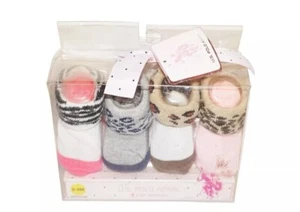 4 Pair Lot - Vintage U.S. Polo Assn Crib Baby Shoes Boot Socks Infant 0-9 Months - Picture 1 of 4