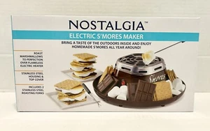 Nostalgia SMM200 Fabricante Eléctrica Interior S'mores Acero Inoxidable - Totalmente Nueva - Imagen 1 de 3