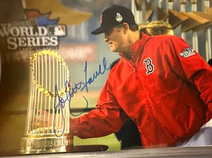 John Farrell Signed 4x6 Photo 2013 Boston Redsox WS Trophy WSC Auto - Picture 1 of 2