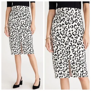 Falda lápiz cintura alta con estampado animal Ann Taylor 2P, 4P, 6P, 8P - Imagen 1 de 3