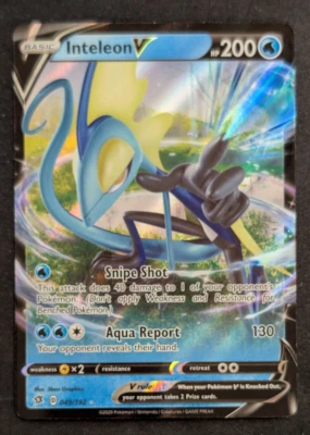 Inteleon V 049/192 Swsh02: Rebel Clash Holo - Image 1 of 3