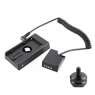 NP-W126 Dummy Battery Coupler&F970 Battery Plate Spring Cord for Fuji Camera - Image 1 of 4