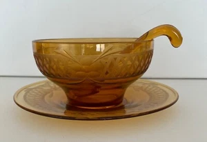 Mayoonnaise/Condiment Set - Amber Color - Picture 1 of 3