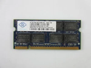 Memoria Ram SO-DIMM 2 GB PC2-6400S NANYA NT2GT64U8HD0BN-AD originale #2 - Foto 1 di 1