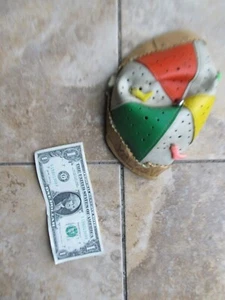 Rare Antique YELLOWSTONE PARK Child's Leather Souvenir Beanie, c1930 - 40, Gift - Picture 1 of 9