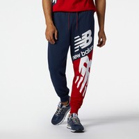 New Balance Men's Core Pant Slim Black 