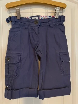 Pantalones cortos capri Mini Boden, lavanda/púrpura, talla 6Y Foto 1 de 4