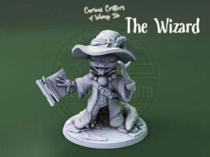 Curious Critters of Whimsy Isle. "The Wizard" miniature for DnD RPG, Tabletop... - Picture 1 of 8