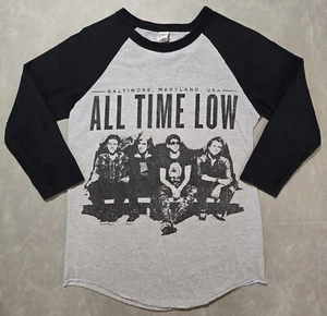 Maglietta All Time Low Love Like War Tour Adulto S 2014 Band Concerto Raglan 2 Lati - Foto 1 di 6