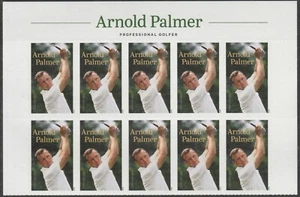 US 5455 Arnold Palmer F header block 10 MNH 2020 - Picture 1 of 1
