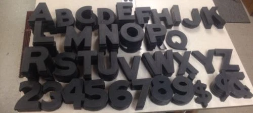 DE COLECCIÓN WAGNER 6" PLÁSTICO CINE CARPA LETRAS NÚMEROS PIEZAS 6 1/4" Foto 1 de 4