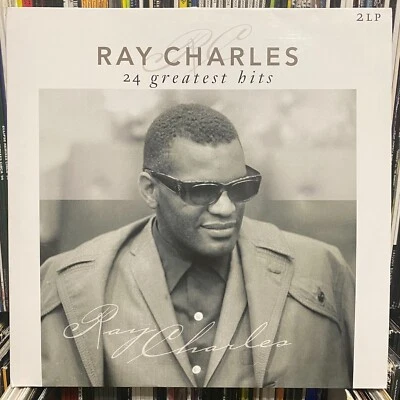 RAY CHARLES - 24 GREATEST HITS (VINYL 2LP)  2013!!!  RARE IMPORT!!!  GEORGIA!!! - Image 1 of 3