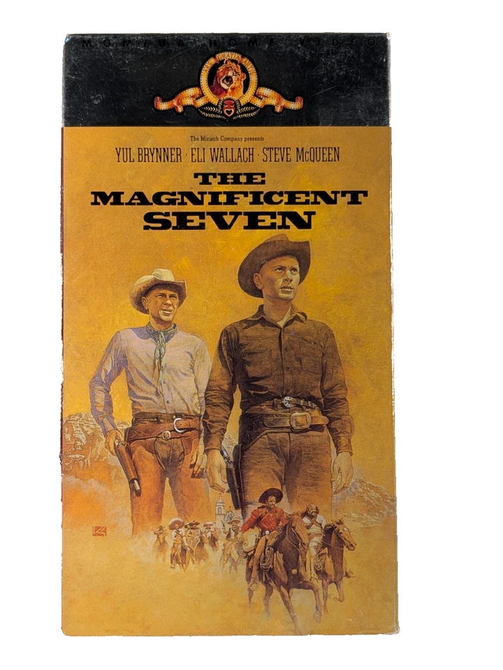 The Magnificent Seven (1960) VHS Western Adventure 1988 MGM/UA Release - Image 1 of 3