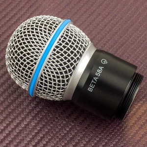 1x Wireless Mic Replacement Head Capsule Fit For Shure BETA58/58A Microphone zy - Picture 1 of 4