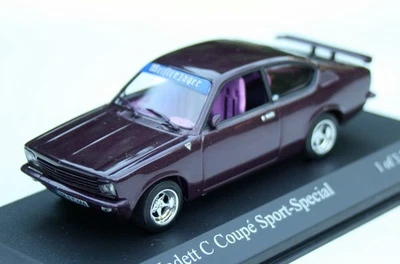 Opel Kadett C GT/E Coupé Anno 1973-1977, Viola Metallizzato, Minichamps M. 1:43 - Immagine 1 di 4