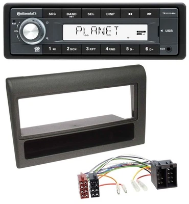 Continental USB MP3 AUX 1DIN Autoradio für Alfa Romeo 155 Lancia Dedra Delta 199 - Bild 1 von 4