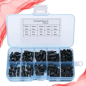 180 Pcs/Box Isolation Column Plastic Support Prototyping Accessories Plastic&Nyl - Imagen 1 de 9