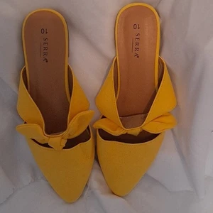 Mules de mujer Serra con lazo amarillo talla 10 - Imagen 1 de 6
