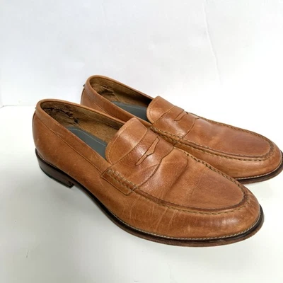Cole Haan X Todd Snyder Willet Cognac Brown Tan Leather Loafers Men’s Size 11 - Image 1 of 4