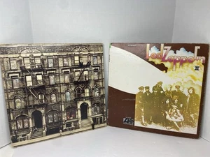 2 Vinyl Records Led Zeppelin II 1969 Atlantic SD 8236 & Physical Graffiti - Picture 1 of 24