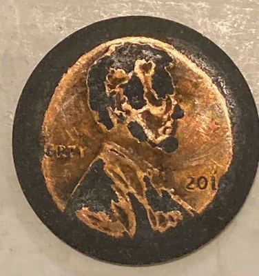 2016 Lincoln Shield Cent Penny Plating Error Improperly Annealed Clad - Image 1 of 2