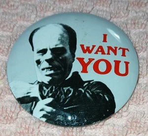 1970's 2 INCH MONSTER PINBACK - Universal PHANTOM "I Want You" - Picture 1 of 2