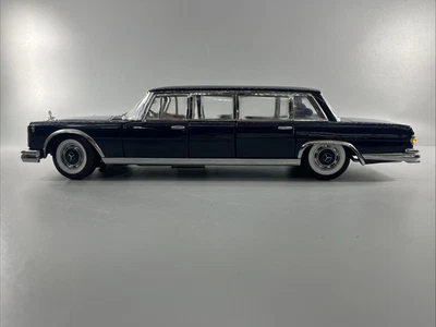 Sun Star 1966 Mercedes Benz 600 Limousine 1:18 Scale Diecast RARE Dark Blue  - Image 1 of 4