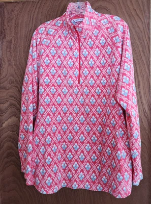 Woolrich 1/4 Zip Fleece Womens Plus 2XL Red Light Weight Quick Dry Long Sleeve - Image 1 of 4