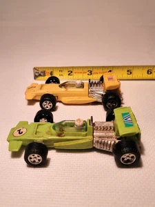 Vintage 1970s Funmate Indy Go Car Formula 1 Racers Set of 2, NO Launcher - Bild 1 von 15