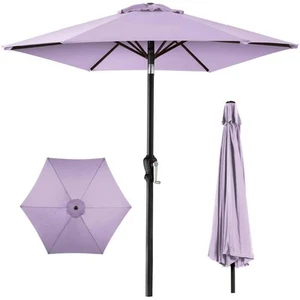 Best Choice Products 10 ft. Market Tilt Patio Umbrella in Lavender - Picture 1 of 7
