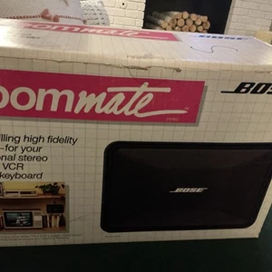 Vintage Bose Roommate Lautsprecher 1984 Black Mate Made In USA - Bild 1 von 23