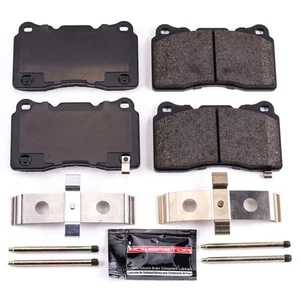 PowerStop Z23-1001 Z23 Carbon Front Brake Pads for 03-15 Lancer / 04-17 WRX Sti - Foto 1 di 1