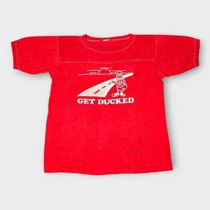 Vintage Road Ducks T-Shirt Size M Get Ducked 70s 80s Southern Rock Band Music - Picture 1 of 11