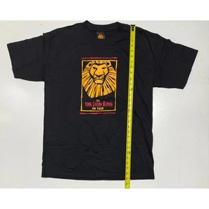 Disney The Lion King On Tour Black Graphic T Shirt Large Broadway Musical - Picture 1 of 3