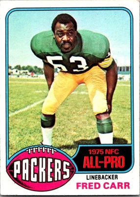 1976 Topps #360 Fred Carr - Image 1 of 2