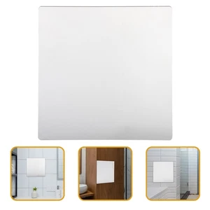 Espejos adhesivos de espejo suave autoadhesivos de 2 piezas para baño de pared - Imagen 1 de 12