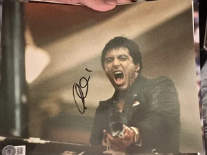 Foto firmada certificada Beckett certificado BAS certificado de autenticidad 8x10 Al Pacino Scarface - Imagen 1 de 3