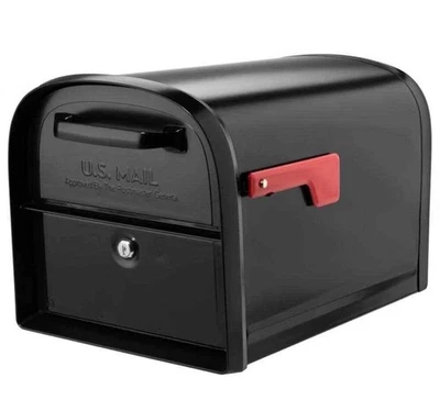 Architectural Mailboxes Oasis 360 Black, Large, Steel, Locking Parcel Mailbox - Image 1 of 4