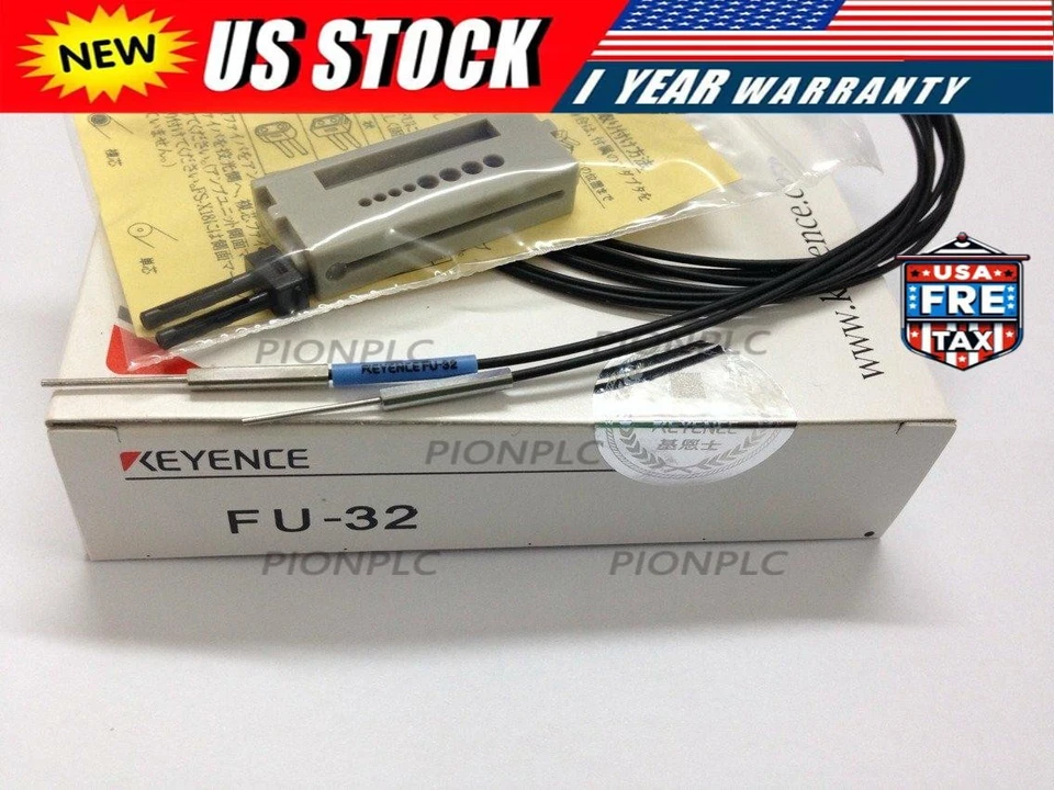 One Keyence FU-32 Fiber Optic Sensor New In Box Fast Shipping - Image 1 of 3