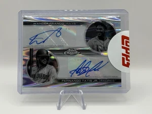 2022 Topps Chrome Sonic Tatis Franco #/10 Dual Auto Wave Refractor Please Read - Picture 1 of 2