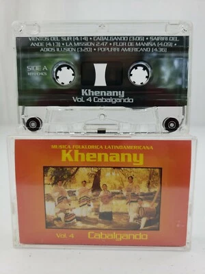 KHENANY VOL 4 CABALGANDO MUSICA FOLKLORICA LATINO AMERICANA CASSETTE TAPE - Image 1 of 4