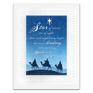 Religious MERRY CHRISTMAS Card Wise Men, Camels by American Greetings + Envelope - Picture 1 of 4